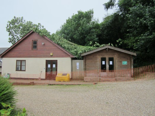 1 The Art Room (left) and the Activity Hut (right)